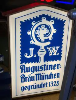  Product image 1 of the product “Wooden sign - Retro ''Augustiner'' ”